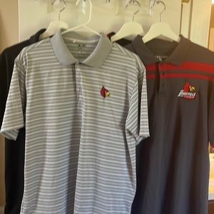 4 men’s medium u of l shirts